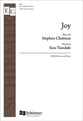 Joy SATB choral sheet music cover